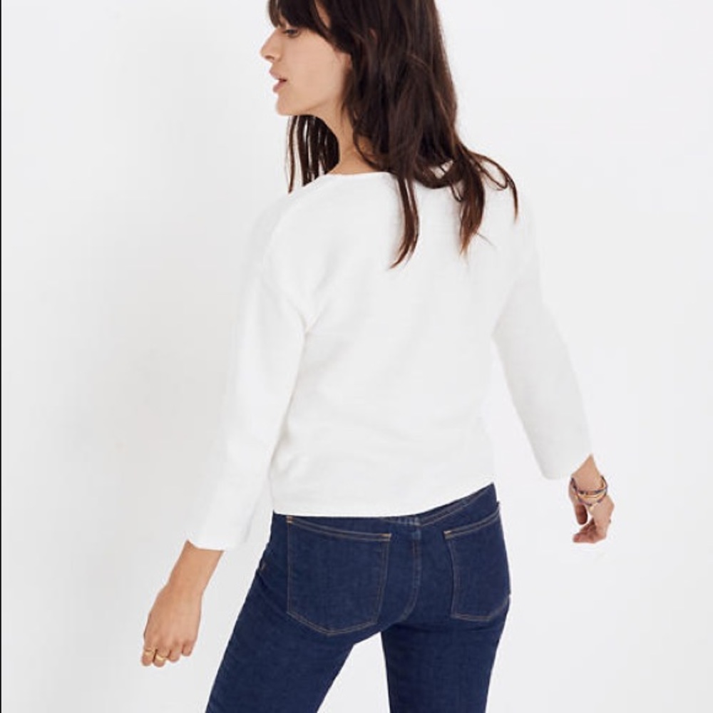 Madewell - Texture & Thread Tie-Front Top - Picture 3 of 8